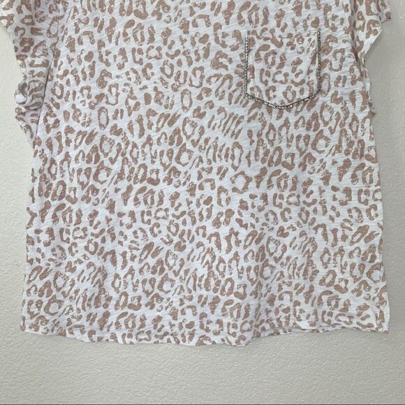 INC International Concept Animal Print Short Sleeves Women's Tee, Size XXL - Picture 4 of 11